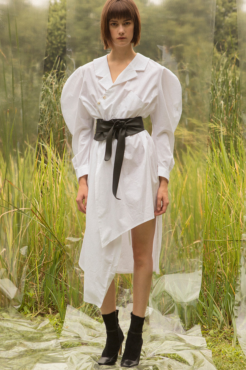 Amaryllis Womens Dress Size XL Gray Cold Shoulder V-Neck Peplum Hem NWOT